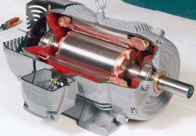 Однофазный двигатель с конденсатором