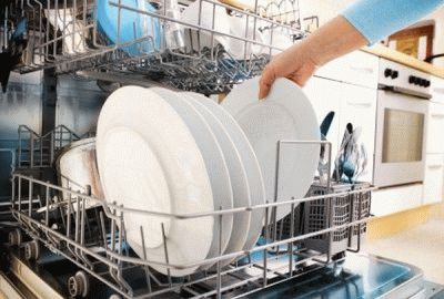 Работа посудомоечной машины